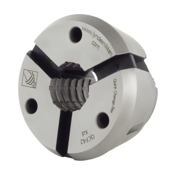 Lyndex-Nikken QCFC42-068-SER Series 42 Quick-Change Round Serrated Flex Collet, QCFC42, 1-1/16 in Capacity