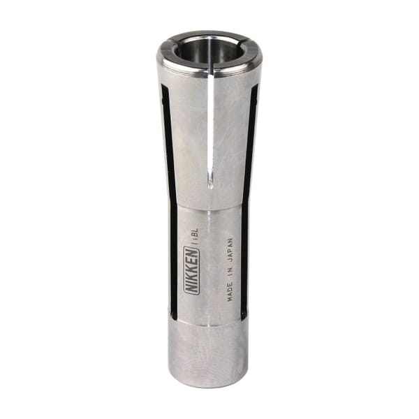 Lyndex-Nikken VMK12-3/16 Mechanically Sealed Collet, VMK12, 2.2 in OAL, 3/16 in Capacity, 2.2 in L Clamping Hole, 0.82 in Dia Body, 0.82 in Dia Head