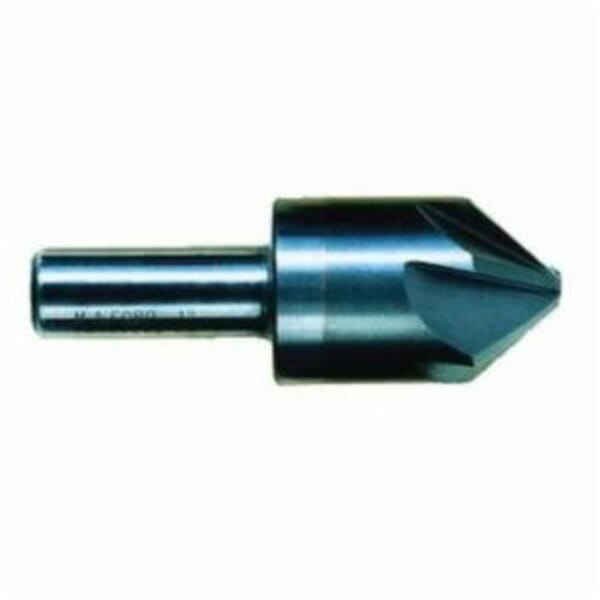 M.A. Ford 78025006 78 Series Chatterless Single End Countersink, 1/4 in Dia Body, 1/4 in Dia Shank, 6 Flutes, 120 deg Included, 0.06 in Dia Min Cutting, Solid Carbide