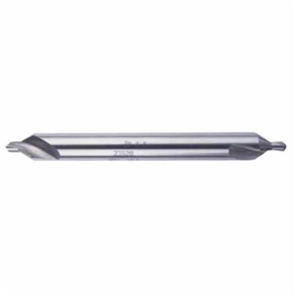 MARXMAN 81568 496 Plain Long Length Combined Drill and Countersink, 3/64 in Drill - Fraction, 0.0469 in Drill - Decimal Inch, 60 deg Included Angle, 60 deg Point Angle, HSS, Bright