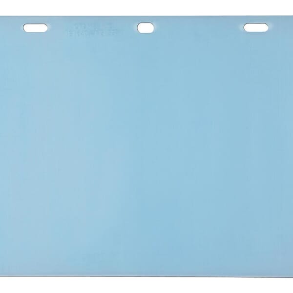 MCR Safety 181640 Faceshield Visor, Clear, PETG, 8 in H x 16 in W x 3/64 in THK Visor, For Use With MCR Safety Headgears, ANSI Z87+