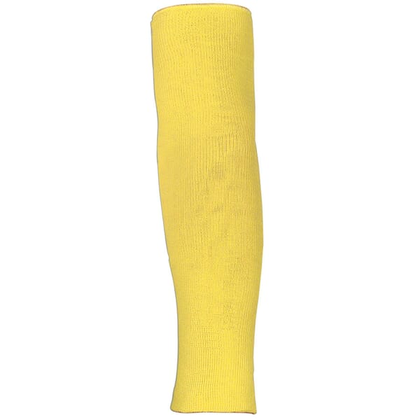 MCR Safety 9374E Economy Grade High Performance Plain Cut-Resistant Sleeve, 14 in L x 7 ga THK, DuPont Kevlar Fiber, Yellow
