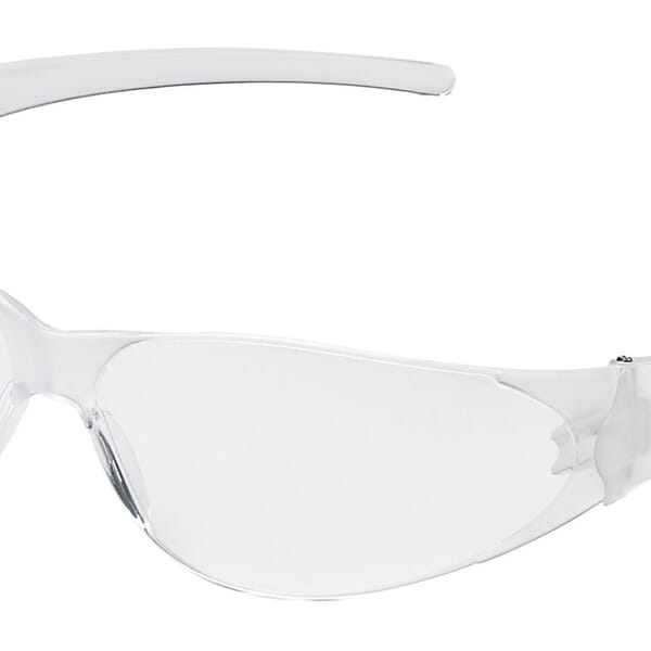 MCR Safety CK110AF Checkmate Value Safety Glasses, Duramass Anti-Fog, Clear Lens, Frameless Frame, Polycarbonate Frame, ANSI Z87+