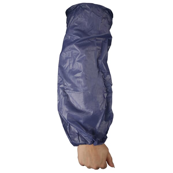 MCR Safety S063E4 Disposable Sleeve, Universal, 18 in L x 6 mil THK, Vinyl, Blue