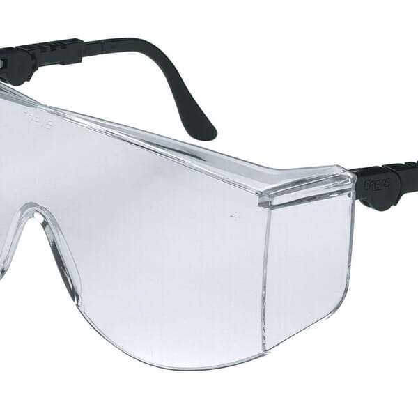 MCR Safety TC110XL Tacoma Value Single Lens Safety Glasses, Duramass Hard Coat, Clear Lens, Wrap Around Frame, Nylon Frame, Polycarbonate Lens, ANSI Z87+