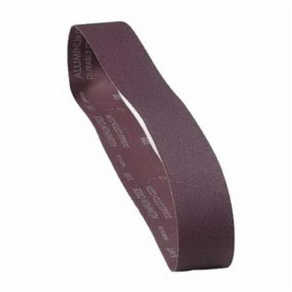 Norton Metalite 78072727947 R255 Portable Coated Abrasive Belt, 4 in W x 24 in L, 40 Grit, Extra Coarse Grade, Aluminum Oxide Abrasive, Cotton Backing