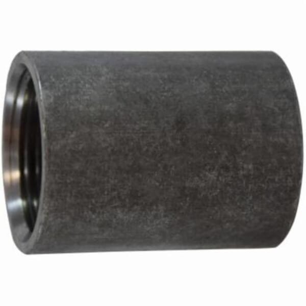 Midland Industries 65772 Merchant Coupling, Steel, 3/8 in Nominal, Straight Thread End Style, Black Oxide, Import