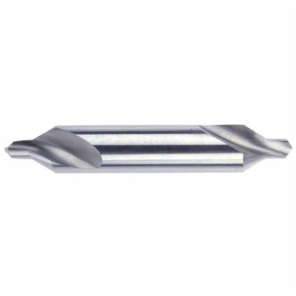 MORSE 25049 1495 Plain Combined Drill and Countersink, 0.02 in Drill - Decimal Inch, 60 deg Included Angle, 60 deg Point Angle, HSS, Bright