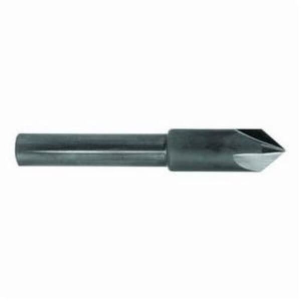 MORSE 25554 1751 Machine Countersink, 5/8 in Dia Body, 1/2 in Dia Shank, 4 Flutes, 82 deg Included, HSS