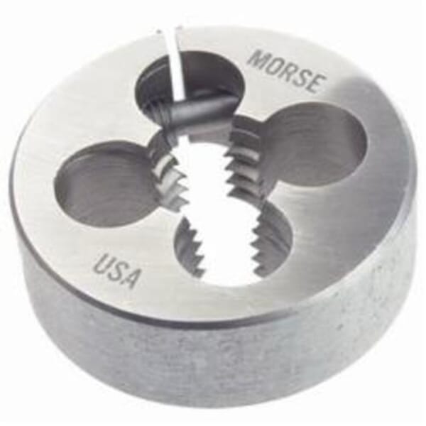 MARXMAN 82748 195M Adjustable Round Split Threading Die, M2.5x0.45 Thread, 13/16 in OD Die, HSS