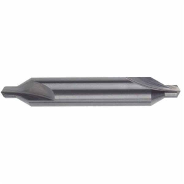 MORSE 53904 5495 Plain Standard Length Combined Drill and Countersink, 1/8 in Drill - Fraction, 0.125 in Drill - Decimal Inch, 60 deg Included Angle, 60 deg Point Angle, Solid Carbide, Bright