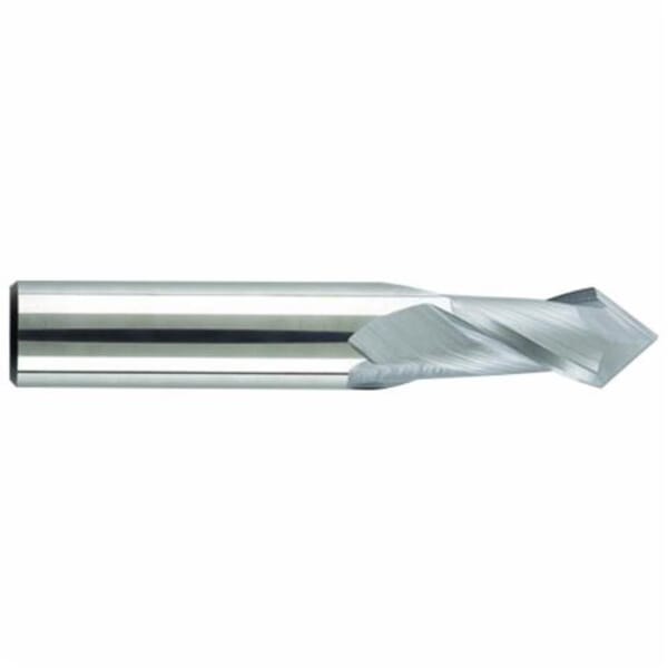 MORSE 59056 5989 Regular Length Single End Drill Mill, 0.045 in Dia, 90 deg Point, 2 Flutes, 0.105 in L Flute, 0.105 in L of Cut, 1/8 in Dia Shank, 1-1/2 in OAL, Bright