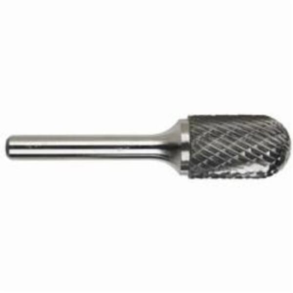 MORSE 59544 5970 Premium Disc Backing Pad, Radius End, Cylindrical Head, 3/8 in Dia Head, 1 in L of Cut, 2-1/8 in OAL, Double Cut