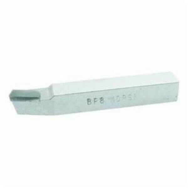 MORSE 73303 4121 Standard Tool Bit, Carbide Tip, C5 Tip Material Grade, B Style, 1/4 in H x 1/4 in W Shank, 2 in OAL, Right Hand Cutting, Industry Standard Number: BR-4