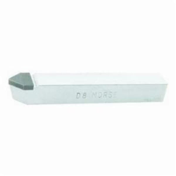 MORSE 73602 4141 Standard Tool Bit, Carbide Tip, C2 Tip Material Grade, D Style, 1/4 in H x 1/4 in W Shank, 2 in OAL, Industry Standard Number: D-4