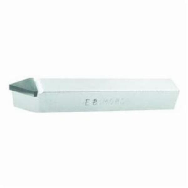 MORSE 73702 4151 E4 Style Brazed Right Hand Standard Tool Bit, C2 Carbide Tip, 2 in OAL, 1/4 in Dia Shank, 60 deg Profile Angle