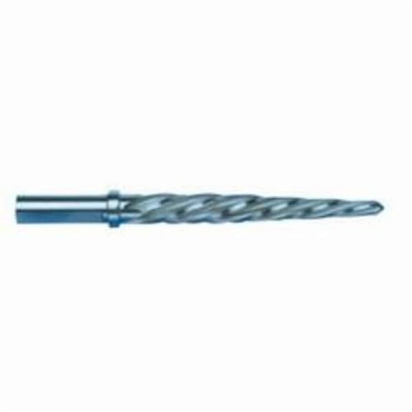 MORSE 81800 650 Tapered Construction Reamer, 3/8 in Dia x 5-1/4 in L, 3/8 in Dia 3-Flat Shank, Left Hand Helical Flute