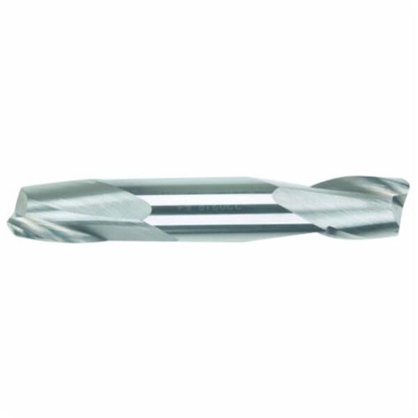 MORSE 90324 5947T Center Cutting Double End Stub Length End Mill, 1/8 in Dia Cutter, 1/4 in Length of Cut, 2 Flutes, 1/8 in Dia Shank, 1-1/2 in OAL, TiAlN Coated