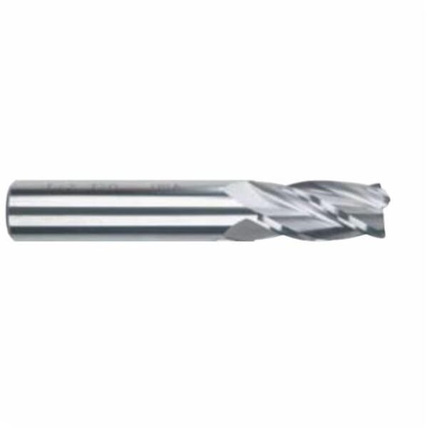 MORSE 57932 5943 Center Cutting Regular Length Single End End Mill, 1/2 in Dia Cutter, 1 in Length of Cut, 4 Flutes, 1/2 in Dia Shank, 3 in OAL, Bright