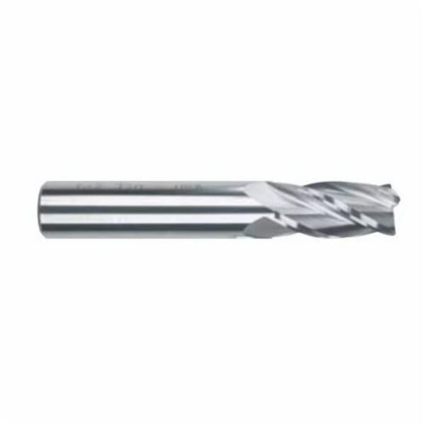 MORSE 90950 5961T Center Cutting Regular Length Single End End Mill, 7 mm Dia Cutter, 19 mm Length of Cut, 4 Flutes, 8 mm Dia Shank, 64 mm OAL, TiAlN Coated