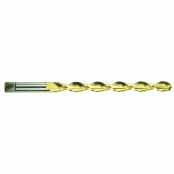 MORSE 93409 1356G Taper Length Drill, 7/16 in Drill - Fraction, 0.4375 in Drill - Decimal Inch, 7-1/4 in OAL, HSS, TiN Coated