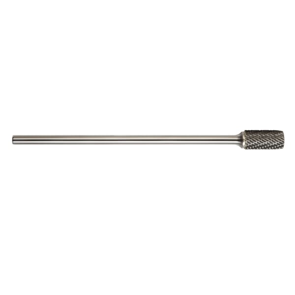 Magnum 7AX132SC 7000AX Extra Long Shank Carbide Burr, No End Cut End, Cylindrical Head, 1/2 in Dia Head, 1 in L of Cut, Single Cut