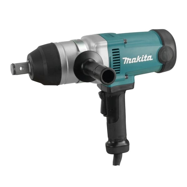 Makita TW1000 Corded High Torque Impact Wrench With Friction Ring Anvil, 1 in Square Drive, 1500 bpm, 1000 N-m Torque, 120 VAC, 15 in OAL