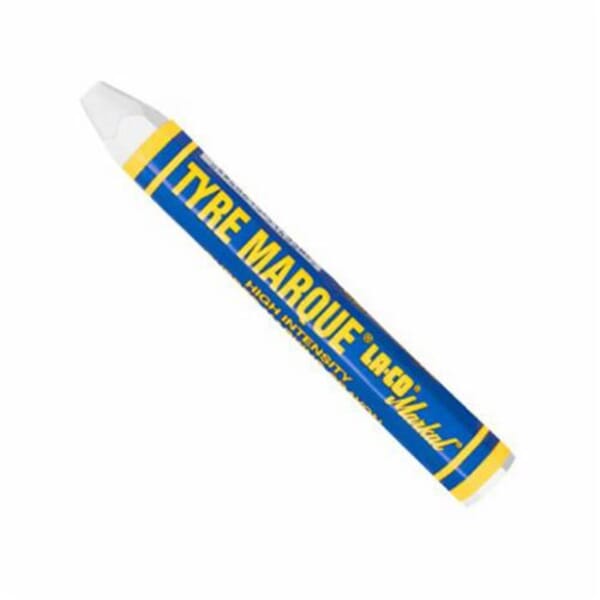 Markal 051420 Tyre Marque Tyre Marker, Solid Crayon-Like Form, 1/2 in Dia x 4-5/8 in L, White, -20 to 130 deg F, Barium Bis[2-[(2-Hydroxynaphthyl)azo]Naphthalenesuphonate]