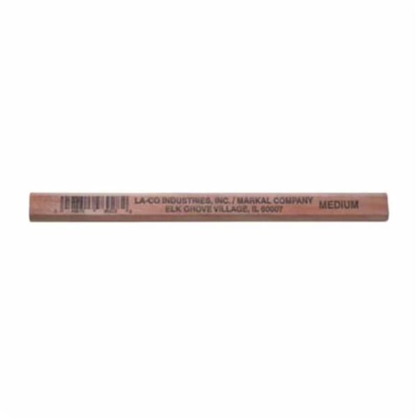 Markal 096928 Carpenters Pencil, Medium Lead, 7 in L, Wood Barrel