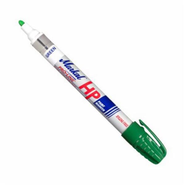Markal PRO-LINE HP High Performance Liquid Paint Marker, 1/8 in Bullet/Medium Tip, Fiber Tip