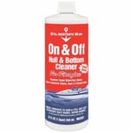 MaryKate MK2032 Non-Flammable ON/OFF Water Based Hull/Bottom Cleaner, 1 qt Bottle, Strong Acid Odor/Scent, White, Emulsion Form