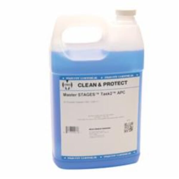 Master STAGES TASK2APC-1G Task2 APC All-Purpose Cleaner, 1 gal Jug, Mild Odor/Scent, Blue (Concentrate)/Light Blue (Working Solution), Liquid Form