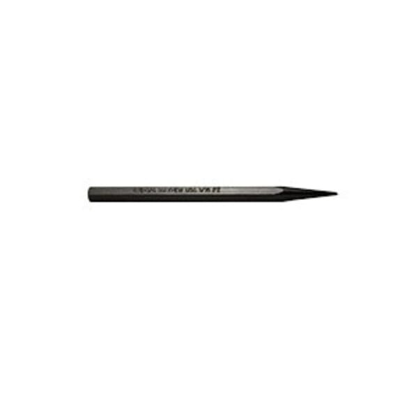 Mayhew 25005 PRO Center Punch, 1/16 in Tip, 4 in OAL, Steel Tip