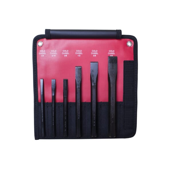 Mayhew 60560 Cold Chisel Set, 8 in OAL, 6 Pieces