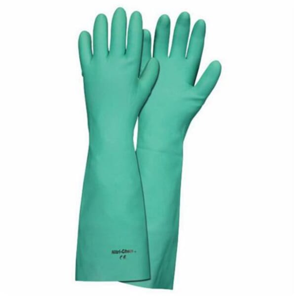 Memphis 5350 Industrial Grade Unsupported Chemical Resistant Gloves With Black Logo