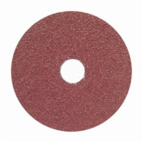 Merit 05539510748 Coated Abrasive Disc, 9-1/8 in Dia, 7/8 in Center Hole, 50 Grit, Coarse Grade, Ceramic Alumina Abrasive, Center Mount Attachment