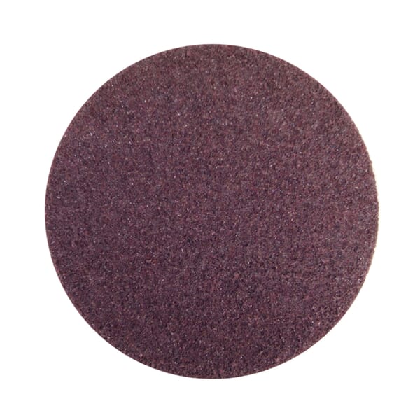 Merit 05539520419 GD Series Non-Woven Abrasive Hook and Loop Disc, 4-1/2 in Dia, 80 Grit, Medium Grade, Aluminum Oxide Abrasive, Nylon Backing