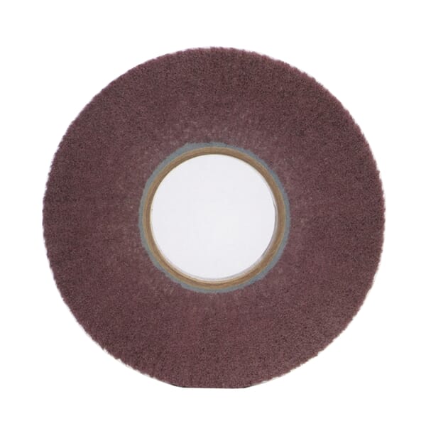 Merit 05539526627 Non-Woven Flap Wheel, 8 in Dia, 2 in W Face, 180 Grit, Fine Grade, Aluminum Oxide Abrasive
