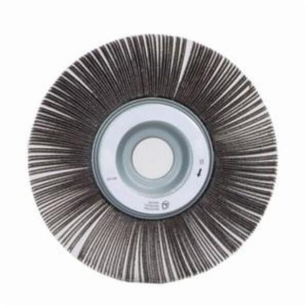 Merit 08834120172 EC-061 Economy Unmounted Coated Flap Wheel, 6 in Dia, 1 in W Face, P120 Grit, Medium Grade, Aluminum Oxide Abrasive