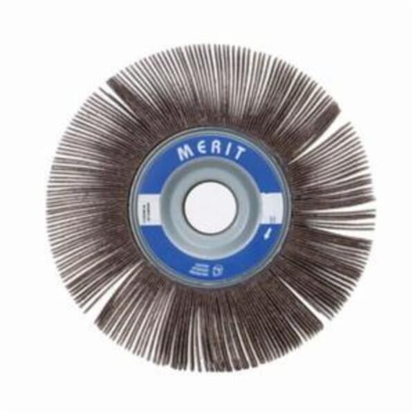 Merit Grind-O-Flex 08834122065 XX-5015 High Performance Unmounted Coated Flap Wheel, 5 in Dia, 1-1/2 in W Face, P60 Grit, Coarse Grade, Aluminum Oxide Abrasive
