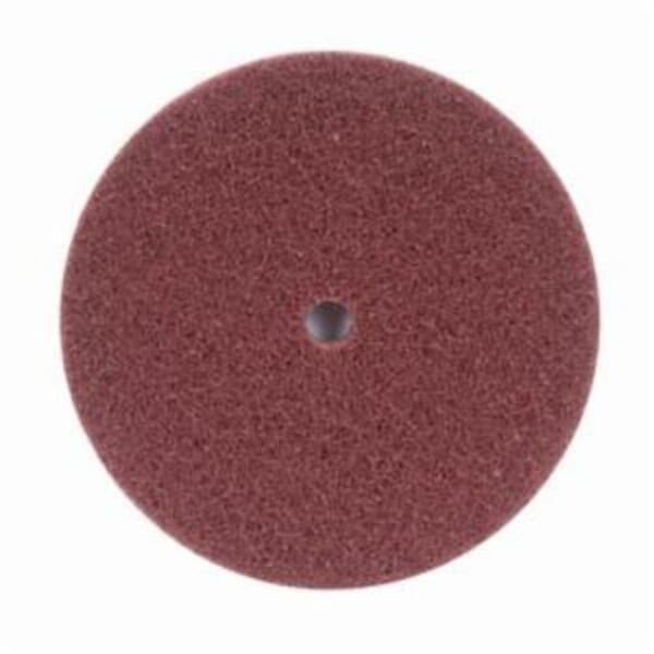 Merit High Strength 08834162412 Non-Woven Abrasive Disc, 8 in Dia x 1/2 in THK, Aluminum Oxide, Medium Grade