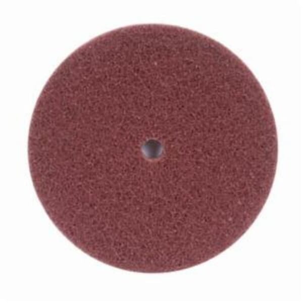 Merit High Strength 08834162413 Non-Woven Abrasive Disc, 8 in Dia x 1/2 in THK, Aluminum Oxide, Very Fine Grade