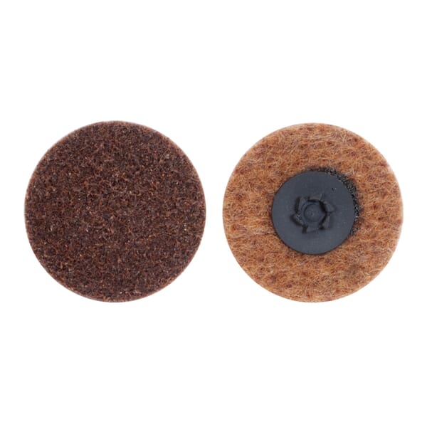 Merit 08834163039 Non-Woven Abrasive Quick-Change Disc, 2 in Dia, Coarse Grade, Aluminum Oxide Abrasive, Type TP (Type I) Attachment