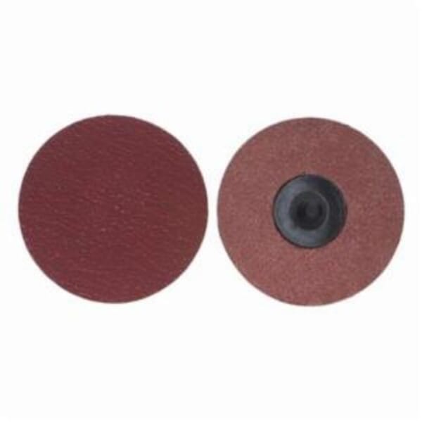 Merit PowerLock 08834163412 Ultra Ceramic Plus Coated Abrasive Quick-Change Disc, 2 in Dia, 60 Grit, Coarse Grade, Ceramic Alumina Abrasive, Type TR (Type III) Attachment