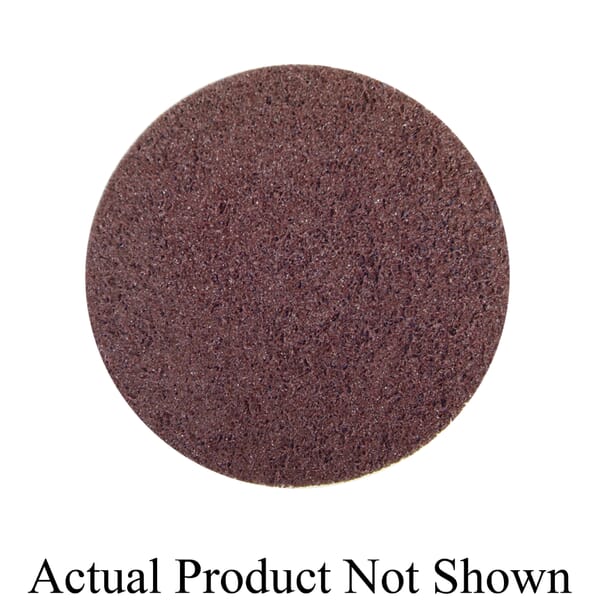 Merit 08834164631 Non-Woven Abrasive Quick-Change Disc, 5 in Dia, Extra Coarse Grade, Aluminum Oxide Abrasive, Speed Change Fastener Attachment