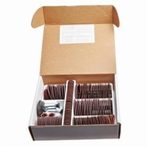 Merit PowerLock 08834165001 Type I D Test Kit, Aluminum Oxide/Zirconia Alumina/Cloth Backing