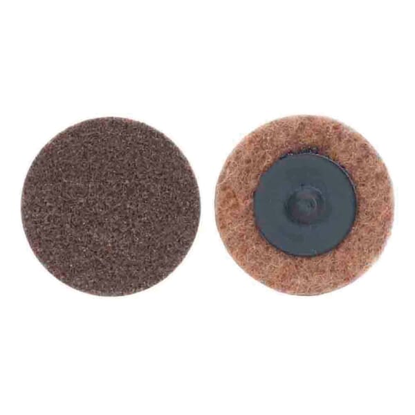 Merit 08834167827 Type AG Non-Woven Abrasive Quick-Change Disc, 3 in Dia, 40 Grit, Extra Coarse Grade, Aluminum Oxide Abrasive, Type TR (Type III) Attachment