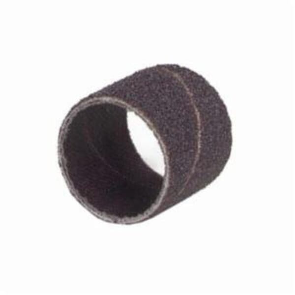 Merit 08834196075 Coated Spiral Band, 1 in Dia x 1 in L, 60 Grit, Coarse Grade, Aluminum Oxide Abrasive