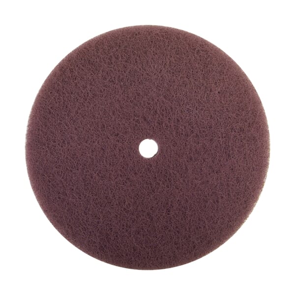 Merit 66254491135 Standard Back Up Pad Non-Woven Abrasive Disc, 4-1/2 in Dia, Medium Grade, Aluminum Oxide Abrasive, Nylon Backing