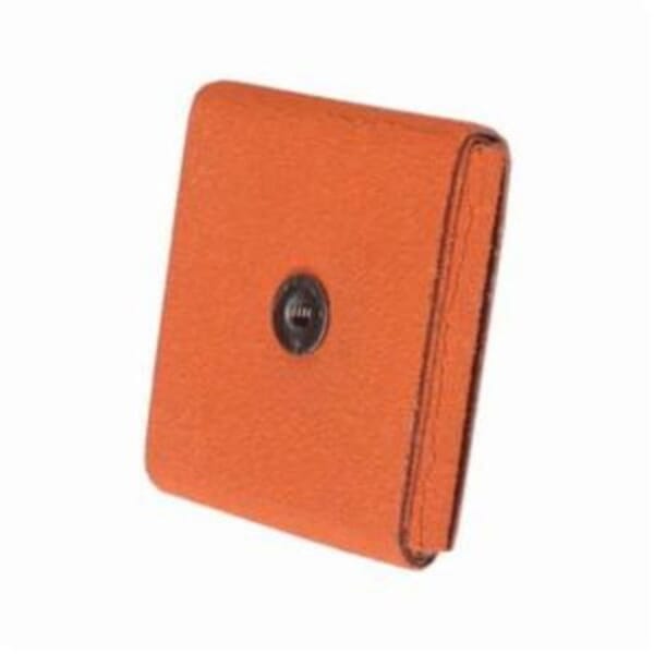 Merit Blaze 66261194528 Supersized Coated Square Pad, 3 in L x 3 in W x 1/2 in THK, 1/4-20 Eyelet Thread, 60 Grit